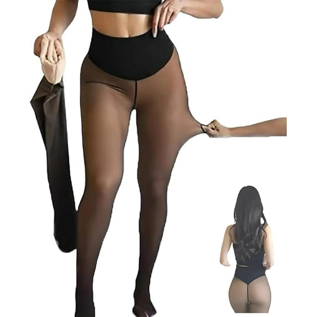 New Compression Band & One Seam Option, Magic Bare-Leg Look Fleece Lined Tights, Original Fleece Lined Leggings