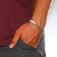 thumbnail image 4 of Pulsera de hueso de serpiente de acero inoxidable para hombre, brazalete ajustable de Hip Hop, joyería de Hip Hop, regalo de aniversario de fiesta, 4 of 4