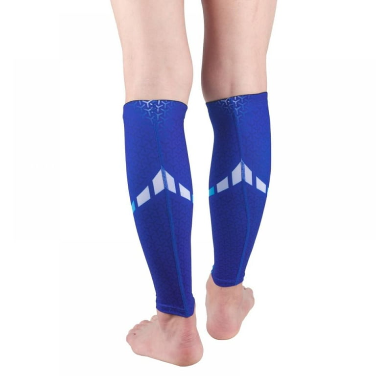 Generic (Blue)1PC Compression Calf Sleeve Basketball Volleyball