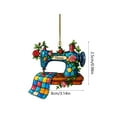thumbnail image 3 of Seyotauo Sewing Machine Christmas Ornament 2026 - Gifts for Sewers and Quilters for Christmas Tree Decorations, Christmas Keepsake for Hanging Decor, Gifts for Mother Friends Women Sisters, 3 of 6