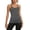 Black, variant on Women's Crop Top - Summer Sleeveless Slim Fit Tank Vest for Beach Party Casual(Red/S)