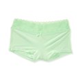 thumbnail image 1 of Aeropostale Womens Modal Lace Boy Shorts Bragas, Verde, Mediano Aeropostale Pantalones cortos de chico, 1 of 2
