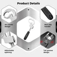 thumbnail image 4 of Llave universal ajustable Coofit Llave de baño multifuncional con 3 cabezales reemplazables, 4 of 6