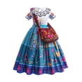 thumbnail image 5 of Disney Rapunzel Anna Elsa Princesa Vestido Niña Cenicienta Sirenita Ariel Disfraces de Cosplay Niños Bella Blancanieves Vestido, 5 of 5