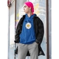 thumbnail image 2 of Be Free Heart Daisy Hoodie Women -Image by Shutterstock, Female Small, 2 of 4