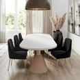 thumbnail image 4 of TOV Furniture Beatrix Black Velvet Side Chair with Gold Legs, 4 of 8