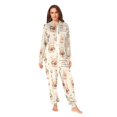 thumbnail image 4 of Adult Christmas Onesie Christmas Bear Adult Zipper One-Piece Pajamas Unisex Pajamas with Pockets, 4 of 6