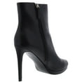 thumbnail image 5 of Nine West Womens Querida Leather Almond Toe Booties Black 10 Medium (B,M), 5 of 5