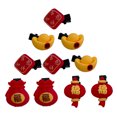 thumbnail image 3 of RUNROTOO 10Pcs Decorative Hair Barrettes in Assorted Colors for Kids Spring Festival Party, 3 of 8
