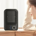 thumbnail image 3 of iju7gthy Cordless Portable Heater Remote Control Heater Heater Small Heater House gy Saving High Power Desktop Heater, 3 of 8
