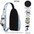 thumbnail image 3 of Chest Bag Crossbody Shoulder Bag Small BackpackHiking Sling Backpack for Hiking Dating Gym Cycling Working Starfish, 3 of 6