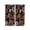 Black, variant on Vintage Peony Kitchen Curtains Tier 45 Inch Length, Summer Botanical Retro Art Rustic Rod Pocket Light Filtering Window Curtains Living Room Bedroom Curtain Drapes Cafe Curtain 27.5''x45''x2