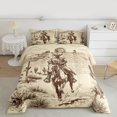 thumbnail image 2 of Castle Fairy Kids Teens Adults Vintage Cowboys Bedding Comforter Set 2pcs,Western Theme Vintage Aesthetic Twin Comforter Sets Microfiber,Desert Cactus Breathable Bedding Set,Luxury Bedroom Decor, 2 of 8