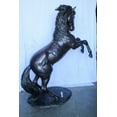 thumbnail image 3 of Nifao Quarter Horse Rearing, Life Size Bronze Statue, Equestrian Art – Garden Outdoor Decor Sculpture, 72"L x 34"W x 83"H, 3 of 12
