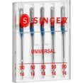 SINGER Size 90/14 Universal Regular Point Sewing Machine Needles (5