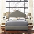 thumbnail image 3 of Crosley Preston Upholstered Queen Panel Bed in Shadow Gray, 3 of 6