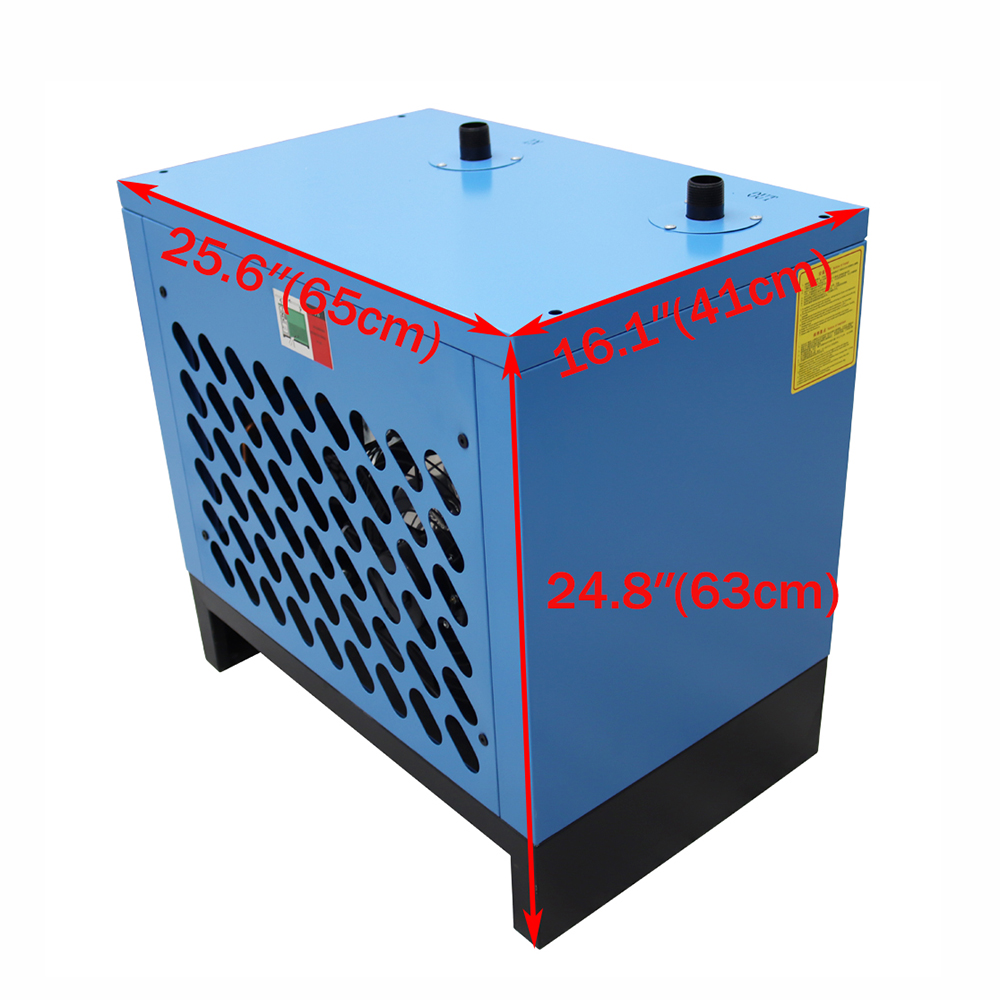 7.5C Refrigerating Dryer Air Compressor Refrigerated Freeze Dryer Dewatering Equipment 1.0m³/min 220V