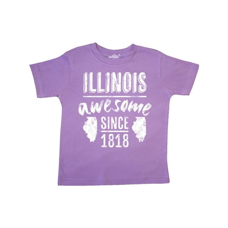 

Inktastic Illinois Awesome Since 1818 Gift Toddler Boy or Toddler Girl T-Shirt