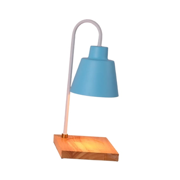 Lámpara eléctrica para calentar velas, lámpara de fusión de velas, quemador regulable, lámpara de fusión, calentador decorativo para bar, escritorio, yoga, regalo de inauguración de Azul Macarena Lámpara calentadora de velas