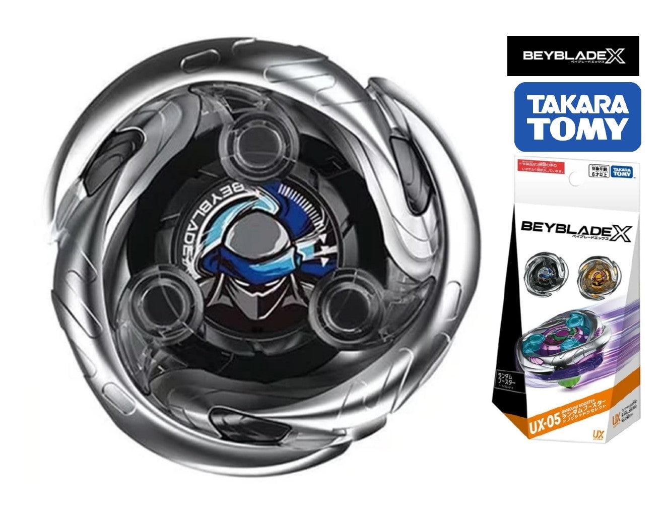 Takara Tomy Beyblade X UX-05 02 Shinobi Shadow 9-60LF