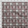 thumbnail image 3 of oneOone Polyester Lycra Fabric Swirl & Check Ikat Print Fabric By The Yard 56 Inch Wide, 3 of 4