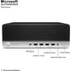 thumbnail image 2 of HP Prodesk 600 G3 SFF Computadora, Monitor FHD 24" (1920 x 1080), Auriculares RGB, PC Gamers, Radeon RX550 2GB, Core i5-7500 3,4GHz, 16 GB DDR4, SSD 1TB, Teclado RGB, Mouse, Win 10Pro(Reacondicionado), 2 of 5