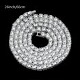 thumbnail image 2 of 2024 New Iced Tennis Chain Men Chunky Necklace Cubic Zircon Miami Cuban Link ChainJewelry, 2 of 7
