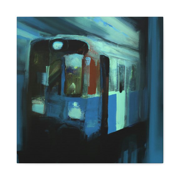 Subway by Night - Canvas