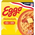 thumbnail image 3 of Eggo Homestyle Waffles, Breakfast Food, 29.6 oz, 24 Count (Frozen), 3 of 11