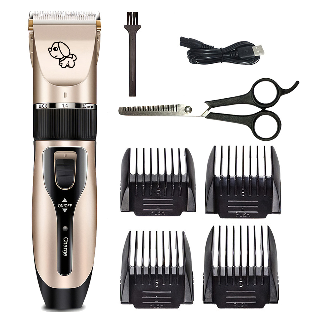Dog Shaver Clippers Low Noise Rechargeable Cordless Electric Quiet Hair