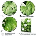 thumbnail image 3 of Designart "Meticulous Tropical Botanicals" Plants Floater Framed Wall Art Prints, 3 of 5