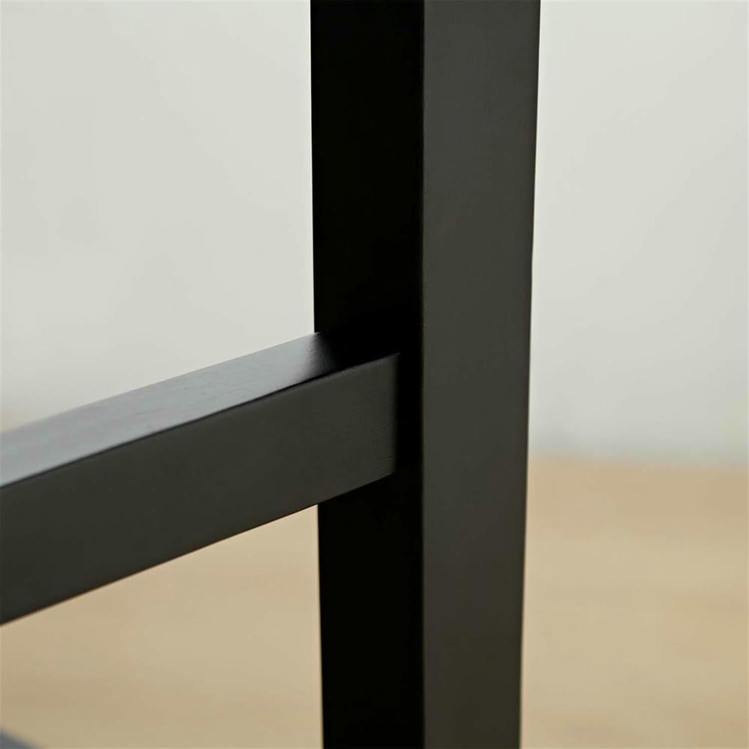 Demi Bonn 43" Counter Height Bar Stools Set of 2, Upholstered Barstools with Back, Kitchen Island Countertop Chairs for Dining Room, Black