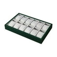 thumbnail image 4 of Premium Velvet Watch Jewelry Tray Organizer Watch Pillows Tray for Drawers 12Slot, 4 of 8
