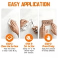 thumbnail image 5 of CCOCC Double Sided Tape Heavy Duty,1.18"X 120"Clear Double Sided Mounting Tape,Removable and No Residue for Indoor and Outdoor Use,Picture Frames and Home Decor,10 Feet, 5 of 7