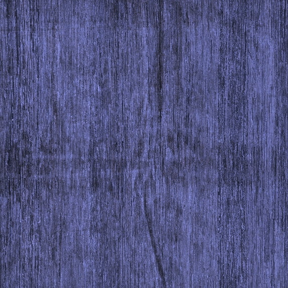 Ahgly Company Indoor Square Oriental Blue Modern Area Rugs, 7' Square