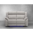thumbnail image 3 of K-Living Fabric power recliner Loveseat in Grey, 3 of 6