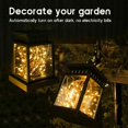 thumbnail image 3 of Luces colgantes con energía solar LED, farol de jardín para exteriores a prueba de agua, decoraciones solares para patio, luz blanca cálida, 3 of 5