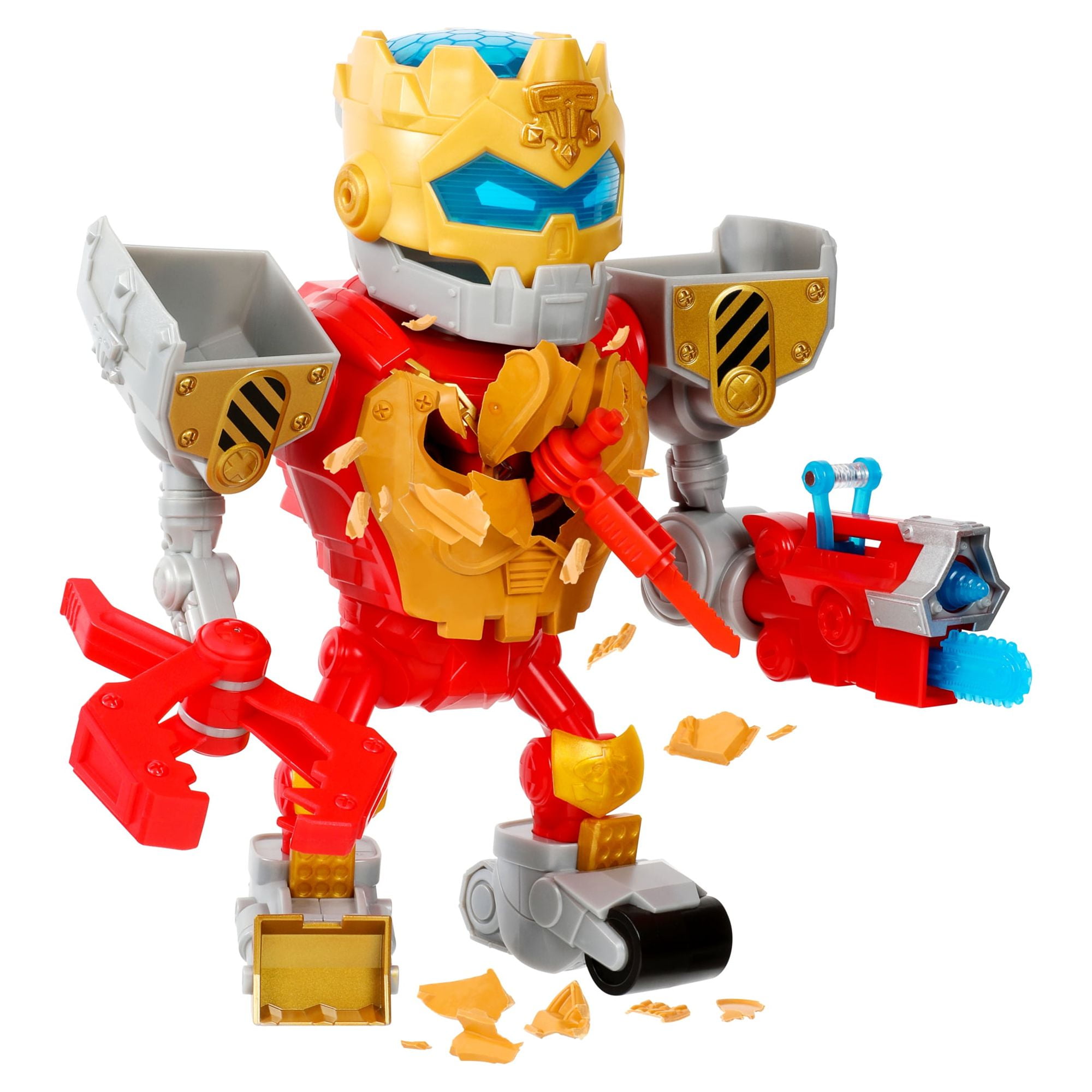Treasure X Robots Gold Mega Treasure Bot with Real Lights and