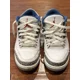 thumbnail image 5 of Ni - ke Ni - ke 136064 104 Jordan 3 Retro Blue White Mens 8.5 Hi Basketball Sneaker Shoes, 5 of 5