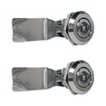 thumbnail image 1 of 2 Pzs Chapa Cerradura Con Llave Palomilla P/ Gabinete plateado 6.5cm, 1 of 5
