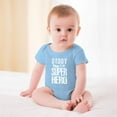 thumbnail image 2 of Daddy Is My Superhero - Baby Clothes - Funny Newborn Bodysuit Outfits for Boys And Girls Sky Blue-style 9months, 2 of 7