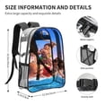 thumbnail image 3 of Moana Transparent Backpack - Guard Dog Security, Durable and Lightweight, Waterproof Design, Comfortable Straps, 3 of 7