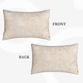 thumbnail image 2 of Sikiie pita baked bread Print Plush Pillow Cover, Wrinkle-proof and Stain-resistant Pillow Protector without Pillow Core, Home Decoration-14"x20", 2 of 6