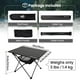 thumbnail image 4 of Mesa de camping ONETIGRIS plegable de aluminio 40x56x40 cm 1,4 kg, 4 of 9