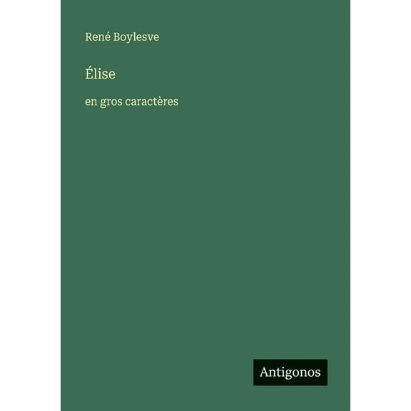 Ãlise: en gros caractÃ¨res, (Paperback)