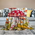 thumbnail image 2 of ONETECH  Mushroom Blanket - Soft Mushroom Throw Blanket,Mushroom Gifts for Women,Teens,Baby,Cute Mushroom Bedding Stuff,Mushroom Home Decor,Mushroom Blanket Throw,Vintage, 2 of 6