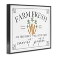 thumbnail image 2 of Farm Fresh Carrot Patch Seasonal Springtime Vegetables Black Framed Giclee Art, 30 x 24, By JJ Design House LLC, 2 of 7