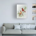 thumbnail image 3 of Eileen Herb-Witte 'Holly Cardinals 2' Canvas Art, 3 of 3