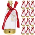 thumbnail image 1 of 12 minibotellas de plástico para caramelos, cajas de plástico con cinta para regalos de boda, despedida de soltera, baby shower, fiesta de cumpleaños, 1 of 8