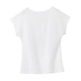 thumbnail image 4 of Camiseta para mujer de moda con cuello redondo para ir de compras viajes y desplazamientos jinwen XL, 4 of 7